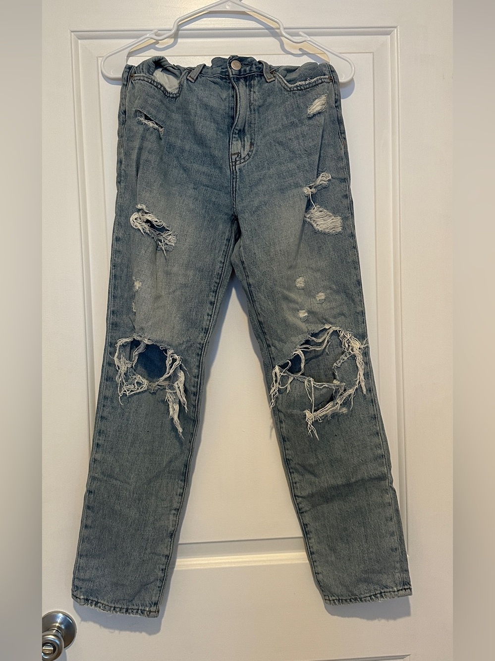 Pistola Light Blue Denim Jeans with White Label